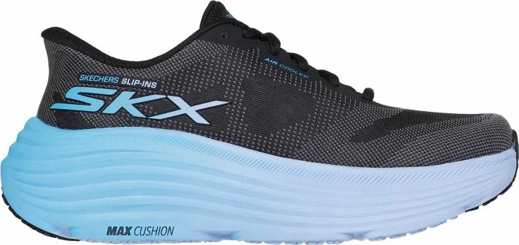 Atlete për femra Skechers, të zeza e blu [Madhësia: 40]