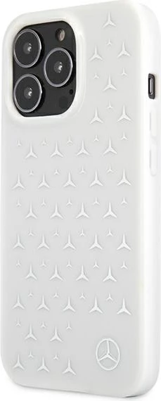 Mbështjellës Mercedes MEHCP13XESPWH për iPhone 13 Pro Max 6.7", Stars Pattern, Bardhë
