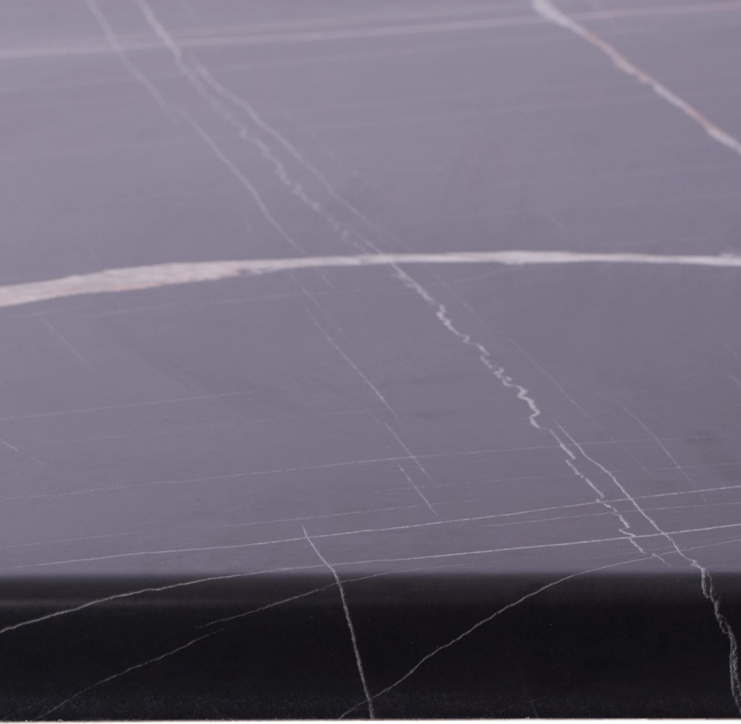 Sipërfaqe tavoline katrore, pamje mermeri të zi, 741 FH1, 60x60cm