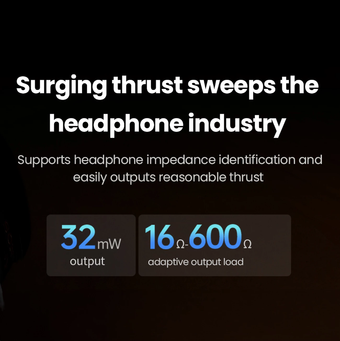 Amplifikator kufjesh Ugreen CM545 DAC, USB-C në 3.5 mm mini jack, i zi