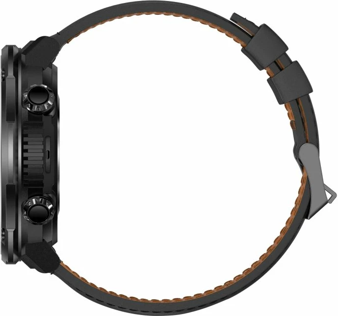 Smartwatch Gravity për meshkuj, e zezë
