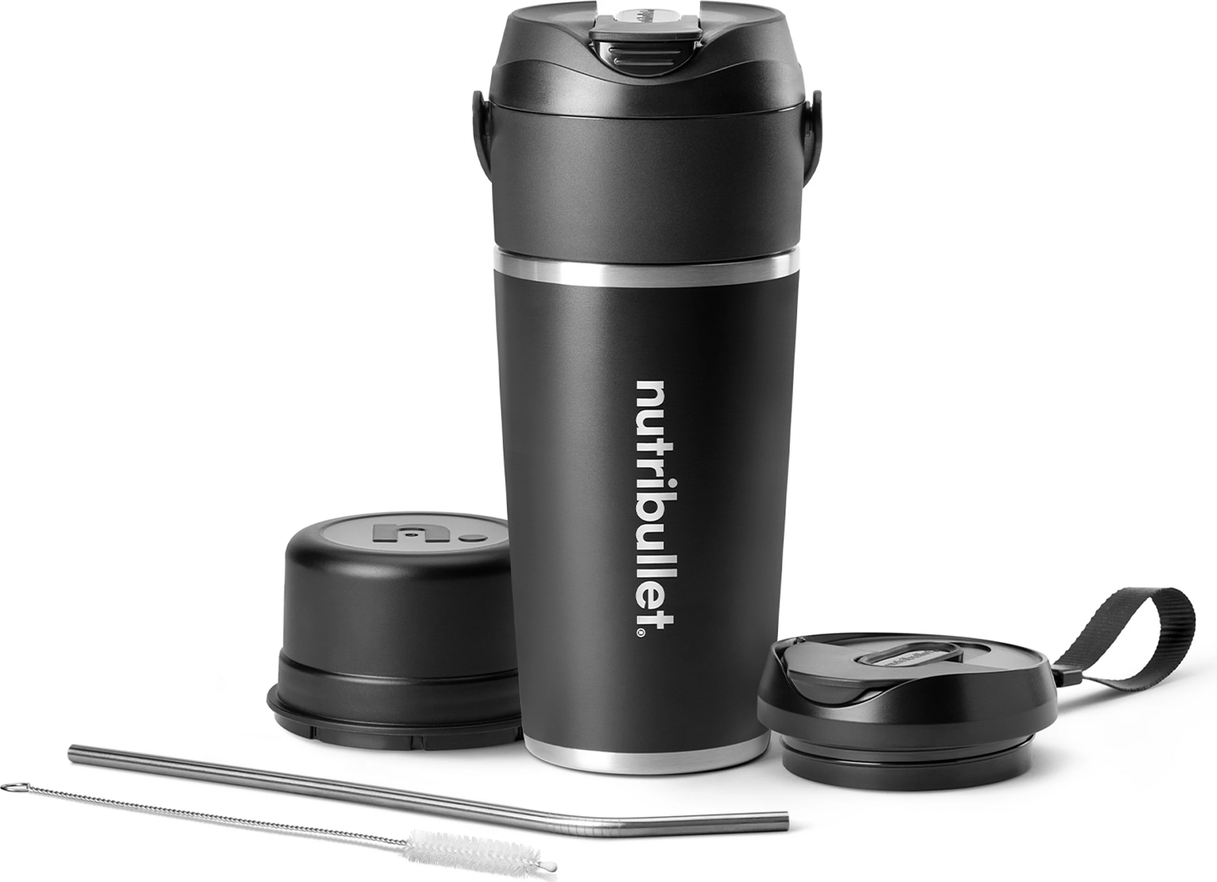 Blender NutriBullet Flip, gotë udhëtimi, i zi