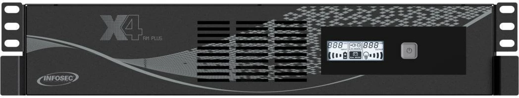 UPS Infosec X4 600 RM Plus, 0.6 kVA, 360 W, 6 dalje AC, E zezë
