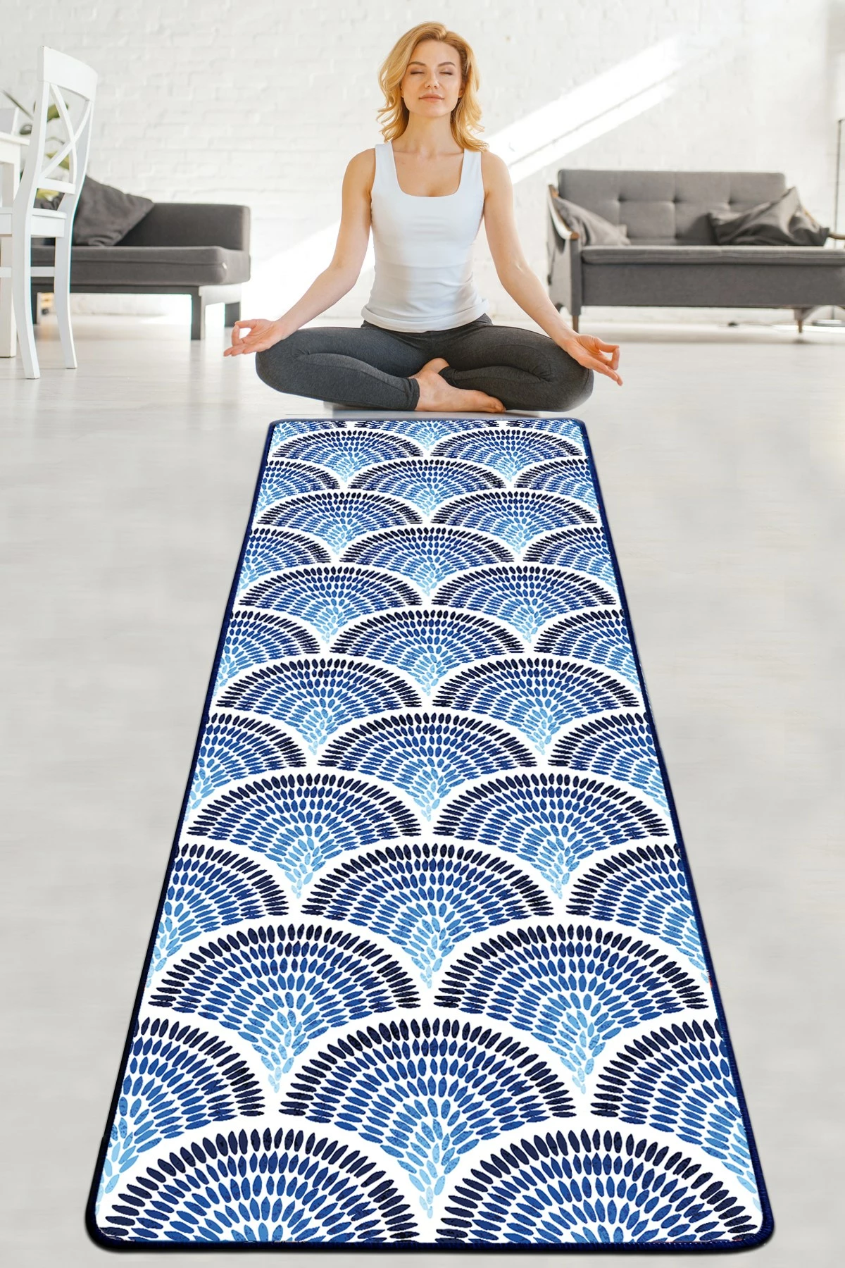 Qilim për yoga, Vital And Vivid, shumëngjyrësh, 60x200cm