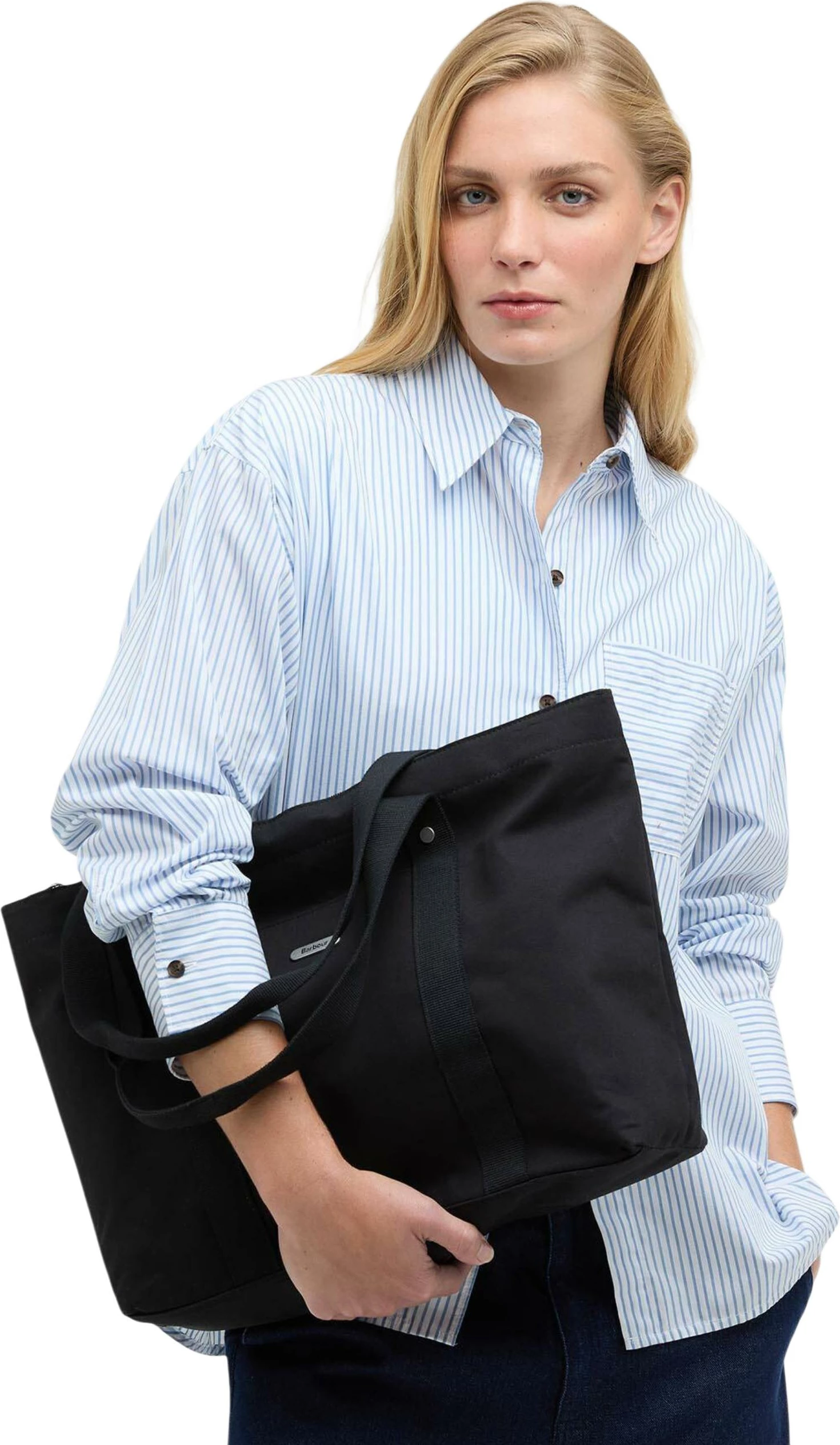 Çantë tote për femra Barbour Olivia Tote LBA0371, e zezë