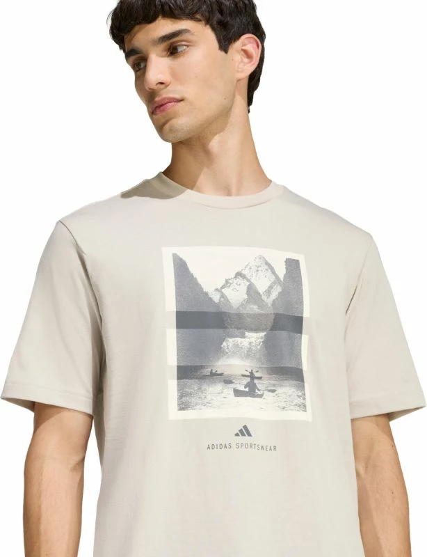 Maicë për meshkuj adidas Outdoor Kayaking Graphic KB2541, bezhë