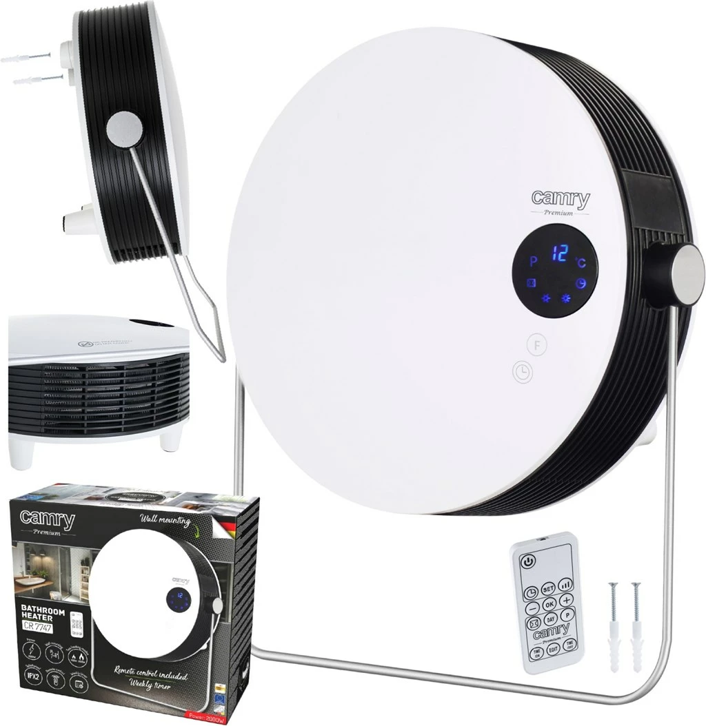 Radiator banjoje Adler CAMRY CR 7747, 2000 W, i bardhë