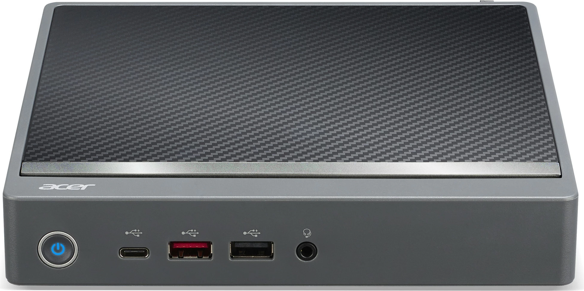 Mini PC Acer Veriton Essential VN2595G, Core 3-100U, 8GB RAM, 256GB SSD, Windows 11 Pro, gri e errët