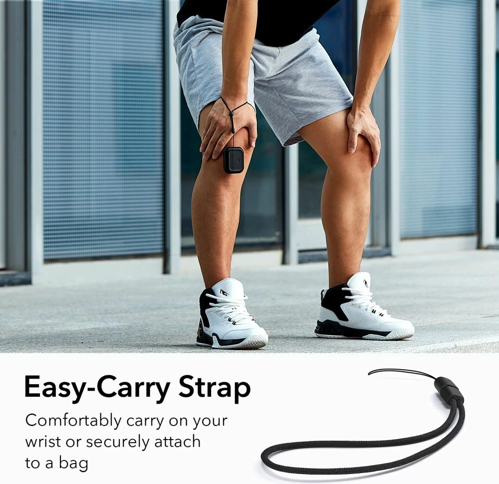 Mbështjellës ESR Orbit HaloLock me MagSafe për Apple AirPods Pro/Pro 2, i zi