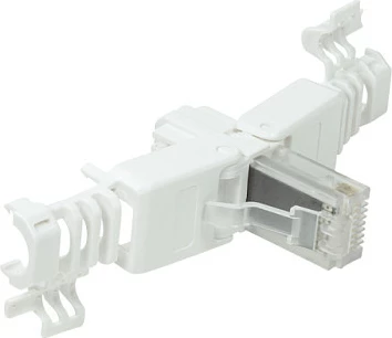 Konektor RJ45 LogiLink Cat.6A UTP, pa vegla, i bardhë