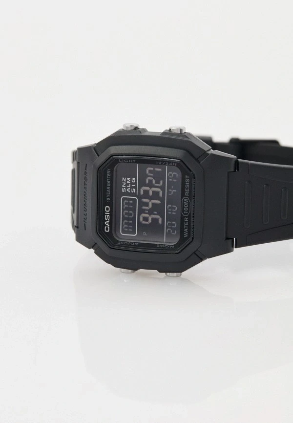 Orë dore Casio W-800H-1BV, e zezë