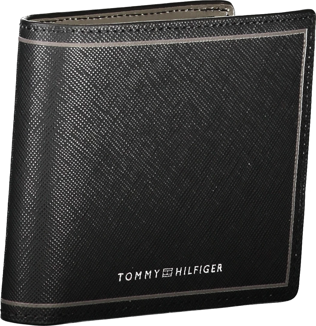 Portofol për meshkuj Tommy Hilfiger, i zi