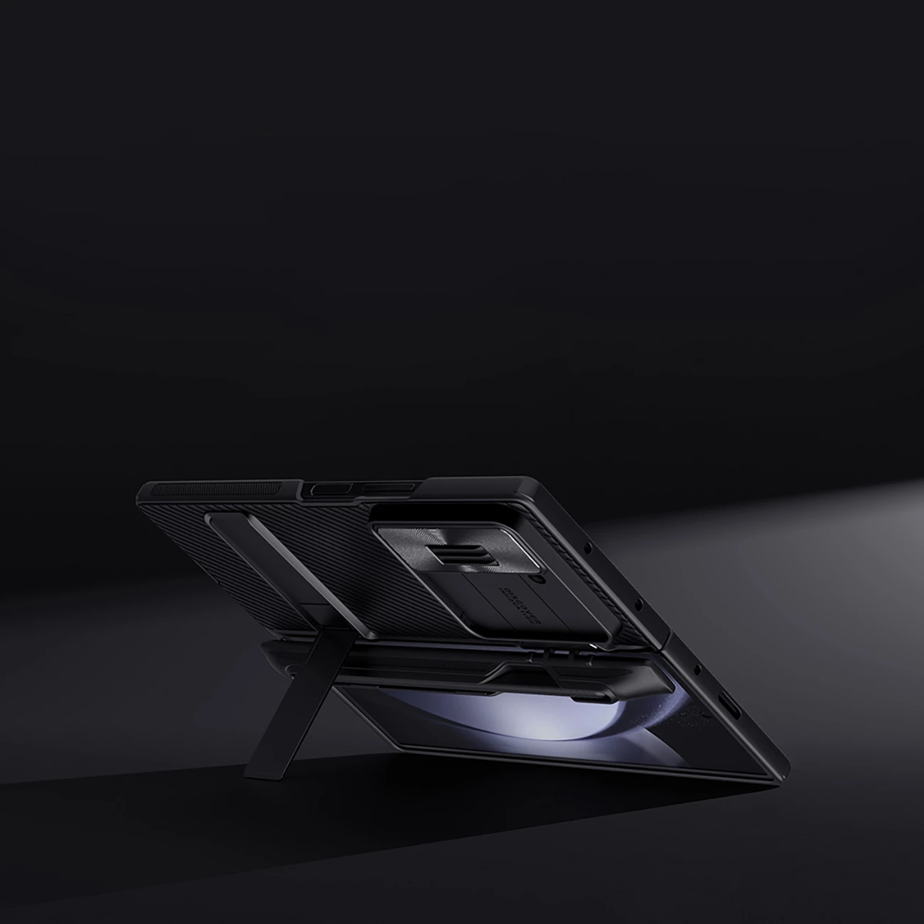 Mbështjellës Nillkin CamShield Fold Case për Samsung Galaxy Z Fold 6 5G me mbajtëse për stilolaps, e zezë