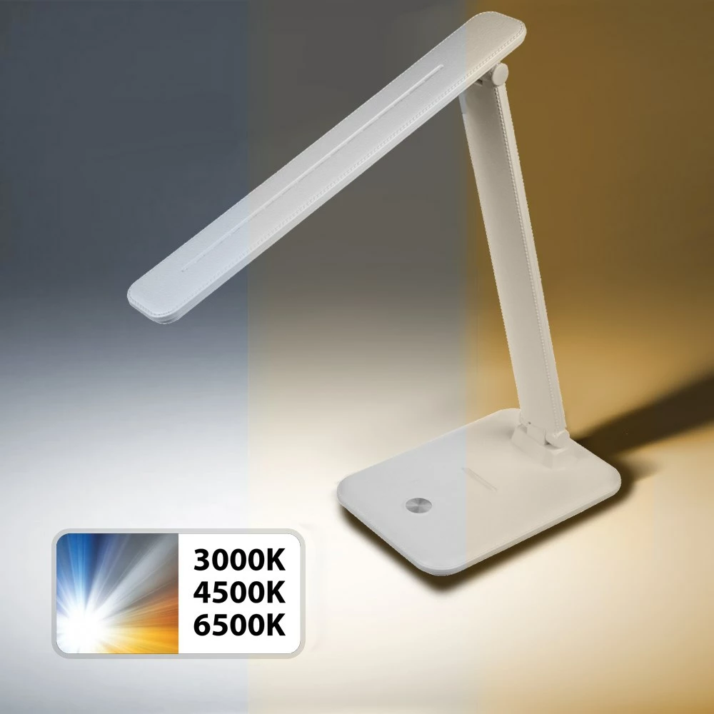 Llambë tavoline Maclean MCE614W, LED, 9W, e bardhë, e palosshme