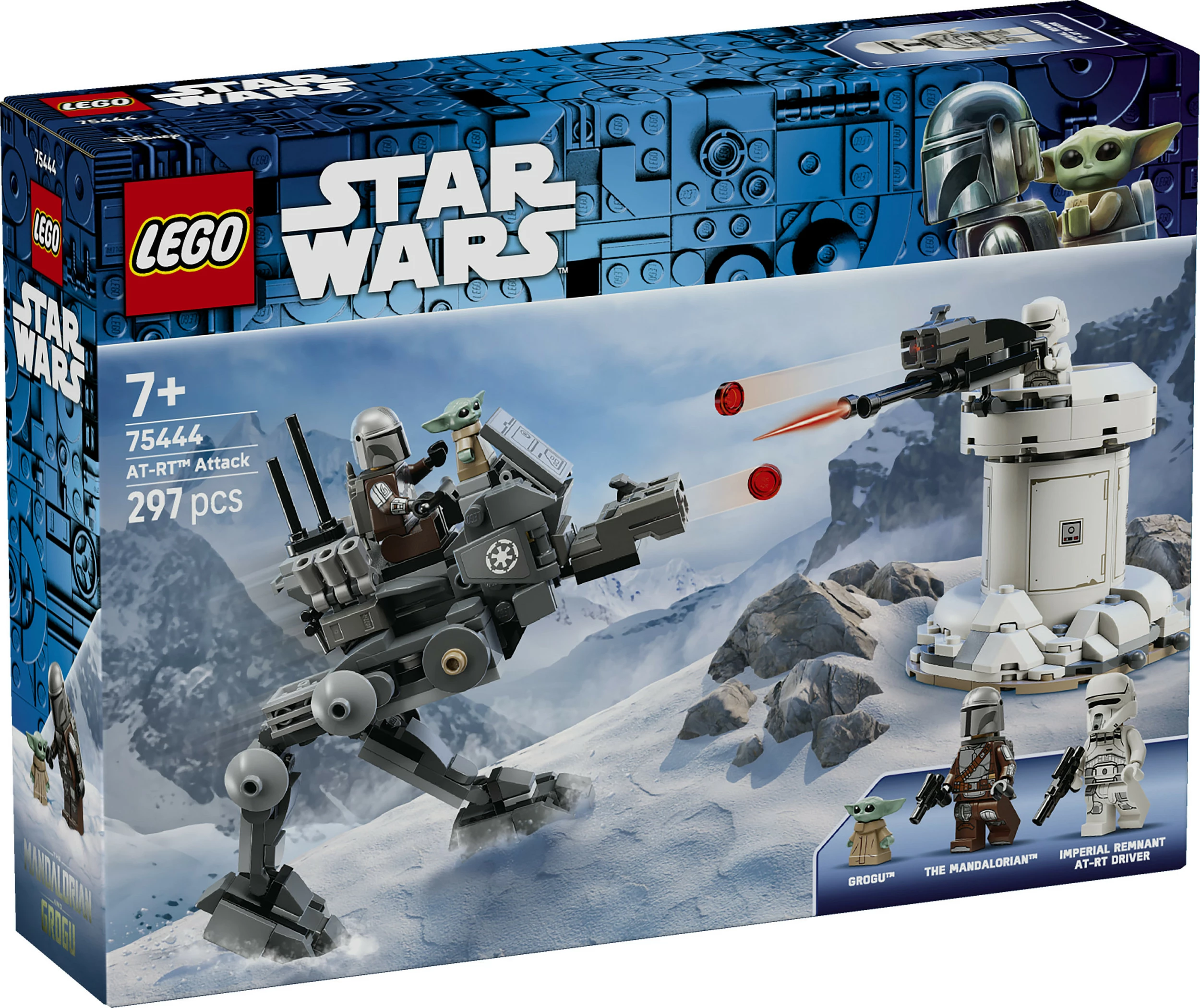 Set ndërtimi LEGO Star Wars 75444 AT-RT Attack, 297 pjesë, shumëngjyrësh