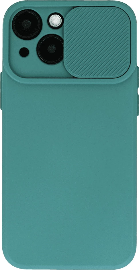 Mbështjellës silikoni ONASI për Samsung Galaxy A14, mbrojtje kamere (Lens Cover), gjelbër