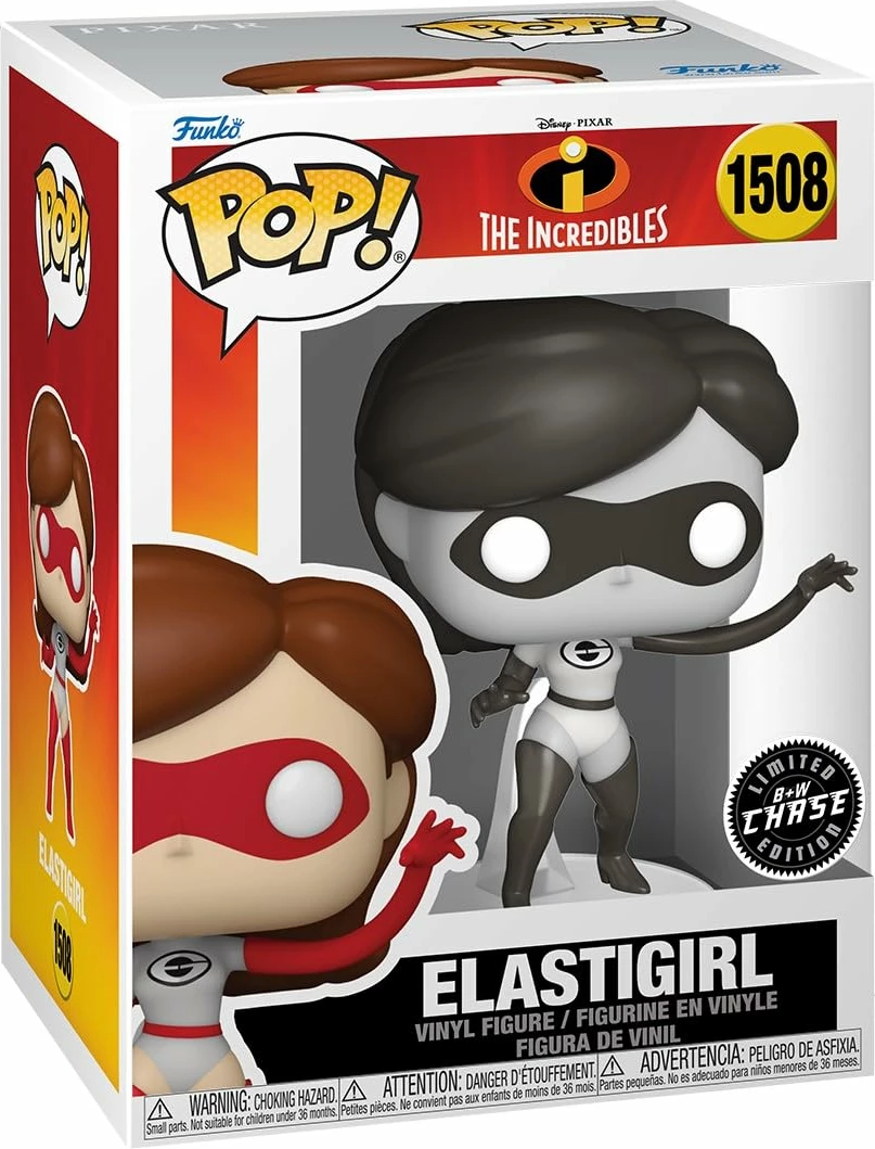 Figurinë koleksionuese Funko Pop! Disney The Incredibles Elastigirl, variantë CHASE (rastësore)