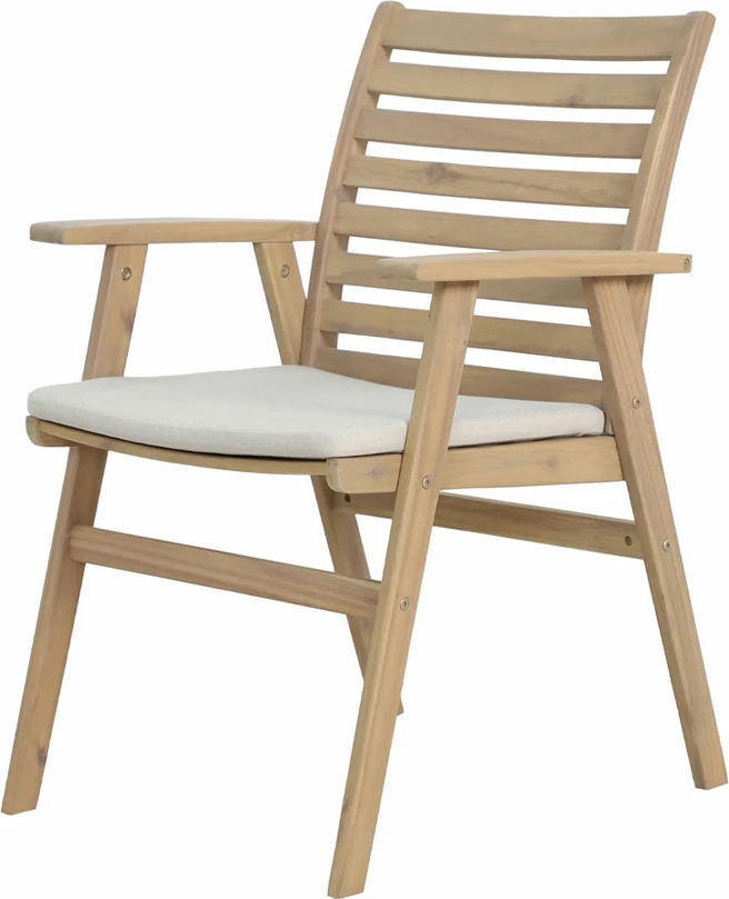 Karrige Etoile me jastëk, natyrale e bardhë, 61x59x86.5