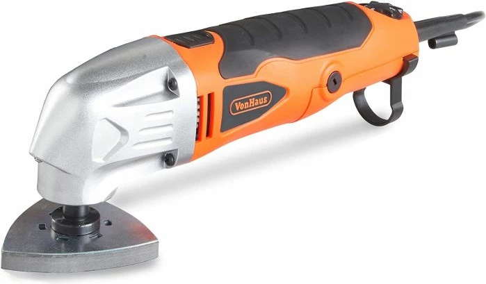 Vegël multifunksionale osciluese, VonHaus, 3515049, 280W, me aksesorë dhe kuti, portokalli/zezë