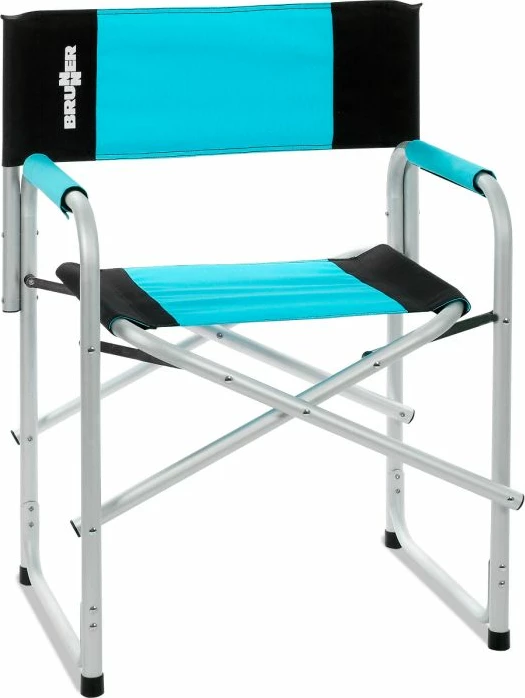 Karrige kampingu BRUNNER Bravura 0404190N.C47, kornizë alumini, mbajtje 100 kg, turkez/zi