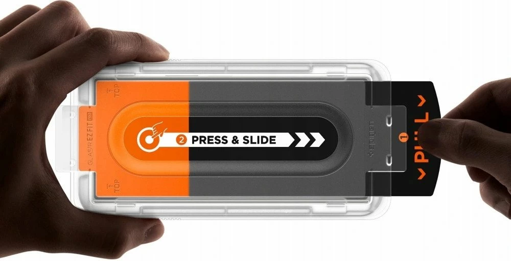 Xham mbrojtës ekrani Spigen Glas.TR EZ Fit Pro HD për Samsung Galaxy Z Fold 7, transparent, set 2 copë