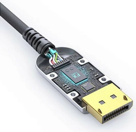 Kabllo DisplayPort PureLink FX-I260-010, DP 2.0, 10 m, 8K, 40 Gbit/s, e zezë