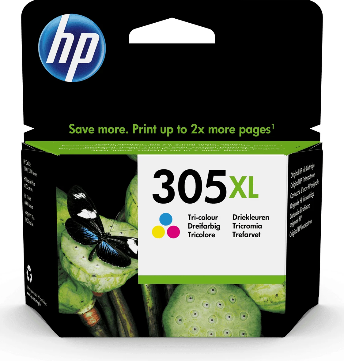 Fishek boje, HP, 305XL / 3YM63AE, XL rendiment ~200 faqe, cian magenta e verdhë