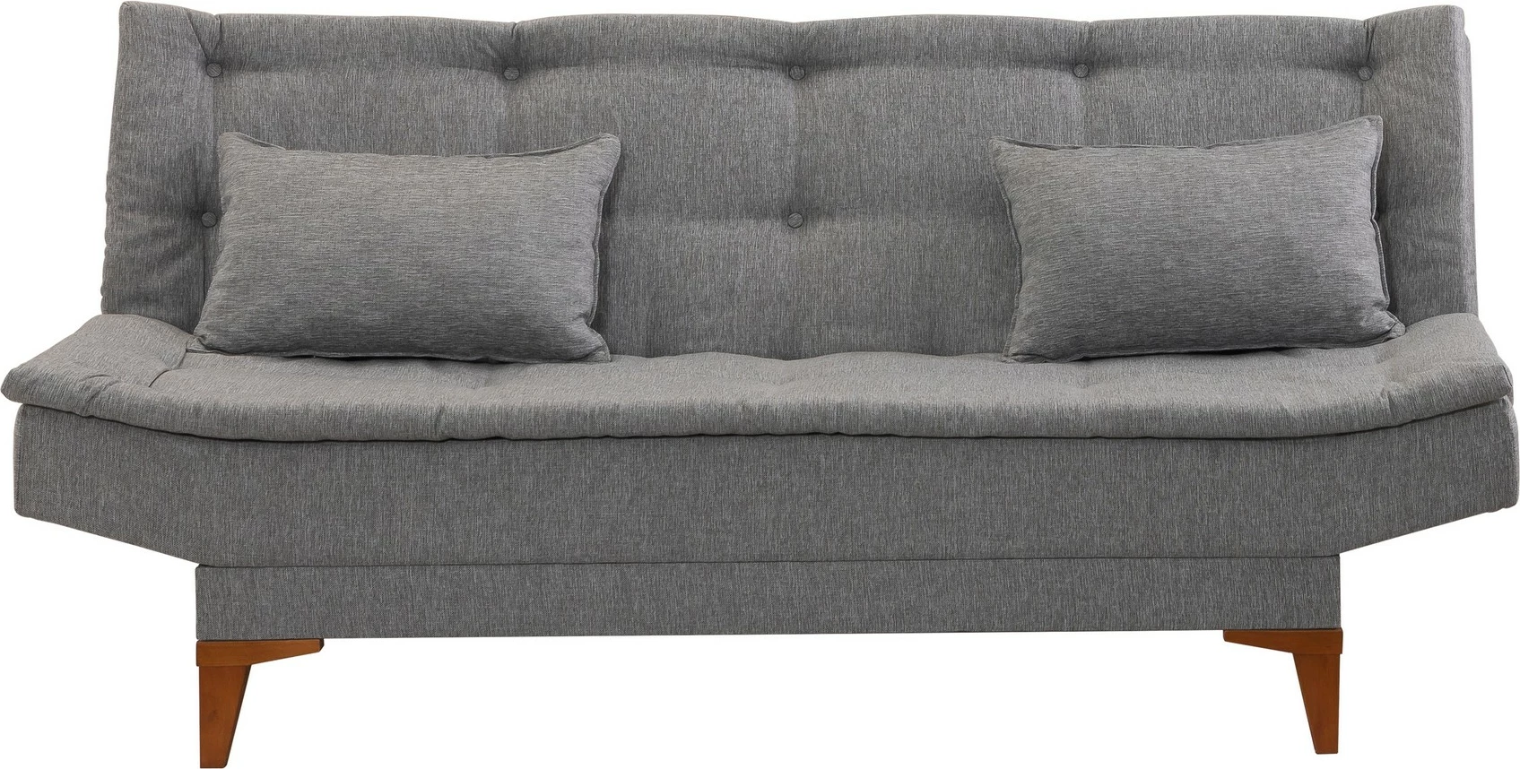 Set divan-krevat Atelier del Sofa, Santo-TKM04-1008, ngjyrë gri