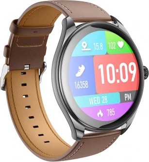 Smartwatch HOCO Y22 (MPN 23871), 1.43\" 466x466, Bluetooth 5.3 me thirrje, IP67, bateri 200 mAh, me rrip ekstra, zi