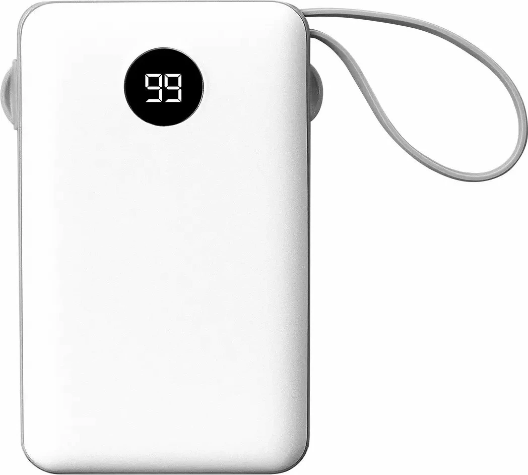 Powerbank S-link P102 10000mAh me ekran LCD, 10W, e bardhë