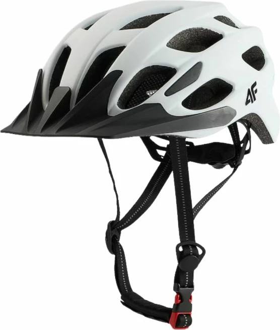 Helmetë biçiklete 4F U135, e bardhë, S (51-54 cm)
