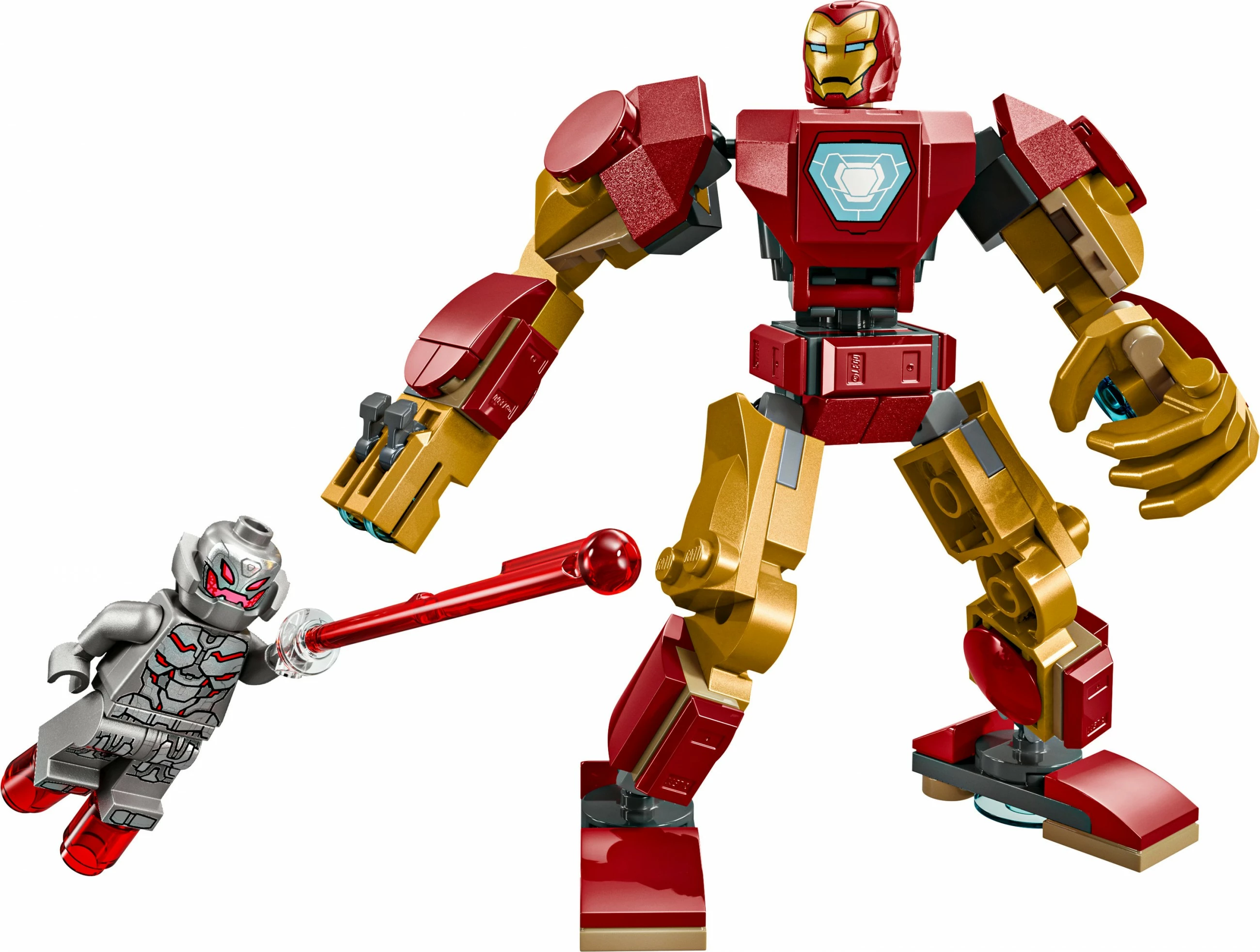 Set ndërtimi LEGO Marvel 76307 Iron Man Mech vs. Ultron, 101 pjesë, multikolor