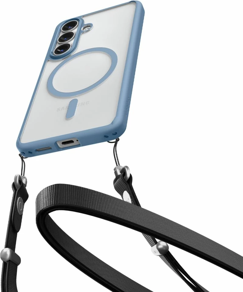 Mbështjellës Spigen Ultra Hybrid MagSafe për Samsung Galaxy S26+, Clear Blue, 1 copë