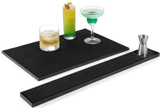 tapet shërbimi bar, Bar Up, 453x305x15 mm, e zezë