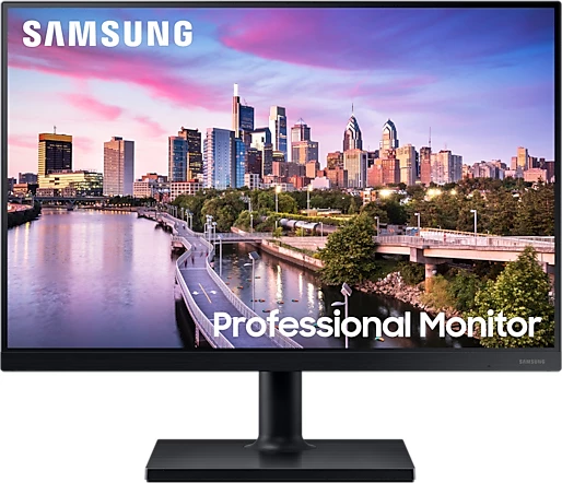 monitor Samsung LF24T450GYUXEN 24" 1920x1200 IPS 75Hz me altoparlantë 16:10 i zi