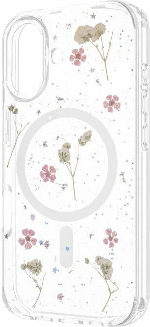 Mbështjellës Fixed MagBloom për Apple iPhone 17, polikarbonat i përforcuar, transparent/Blush Plum