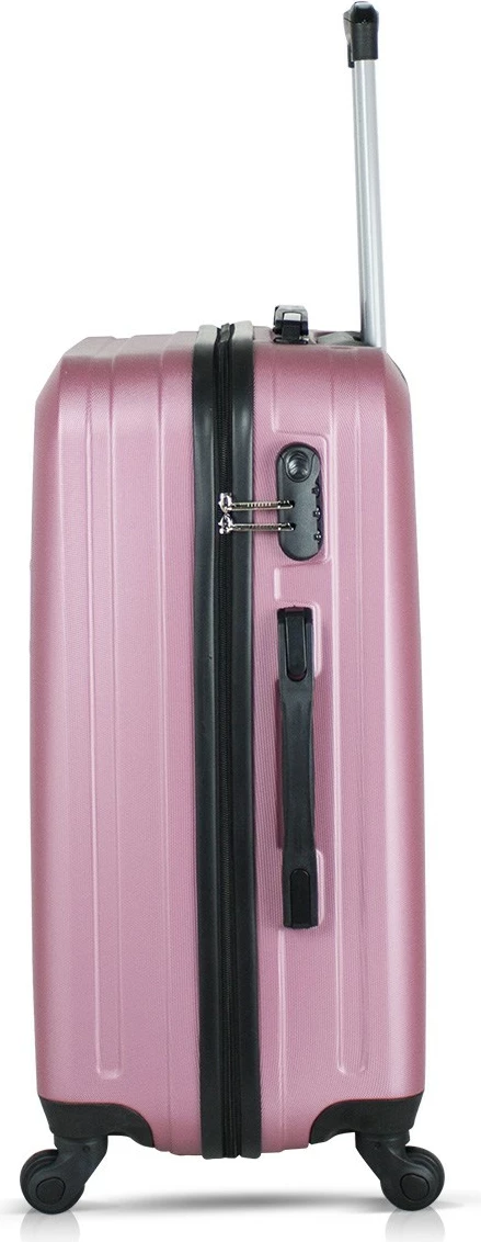 Set valixhesh (2 copë), ngjyrë rozë gold, Zoozie Bags, 6431