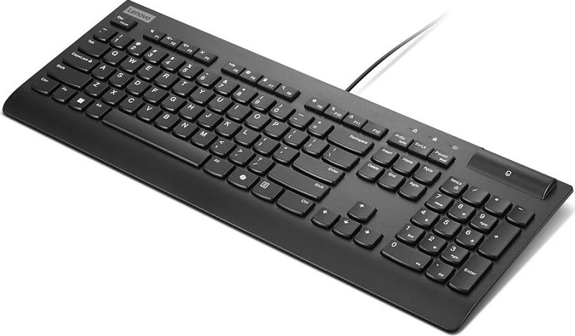 Tastierë Lenovo Smartcard Wired Keyboard II, USB, gjermanisht, me lexues Smart Card, e zezë