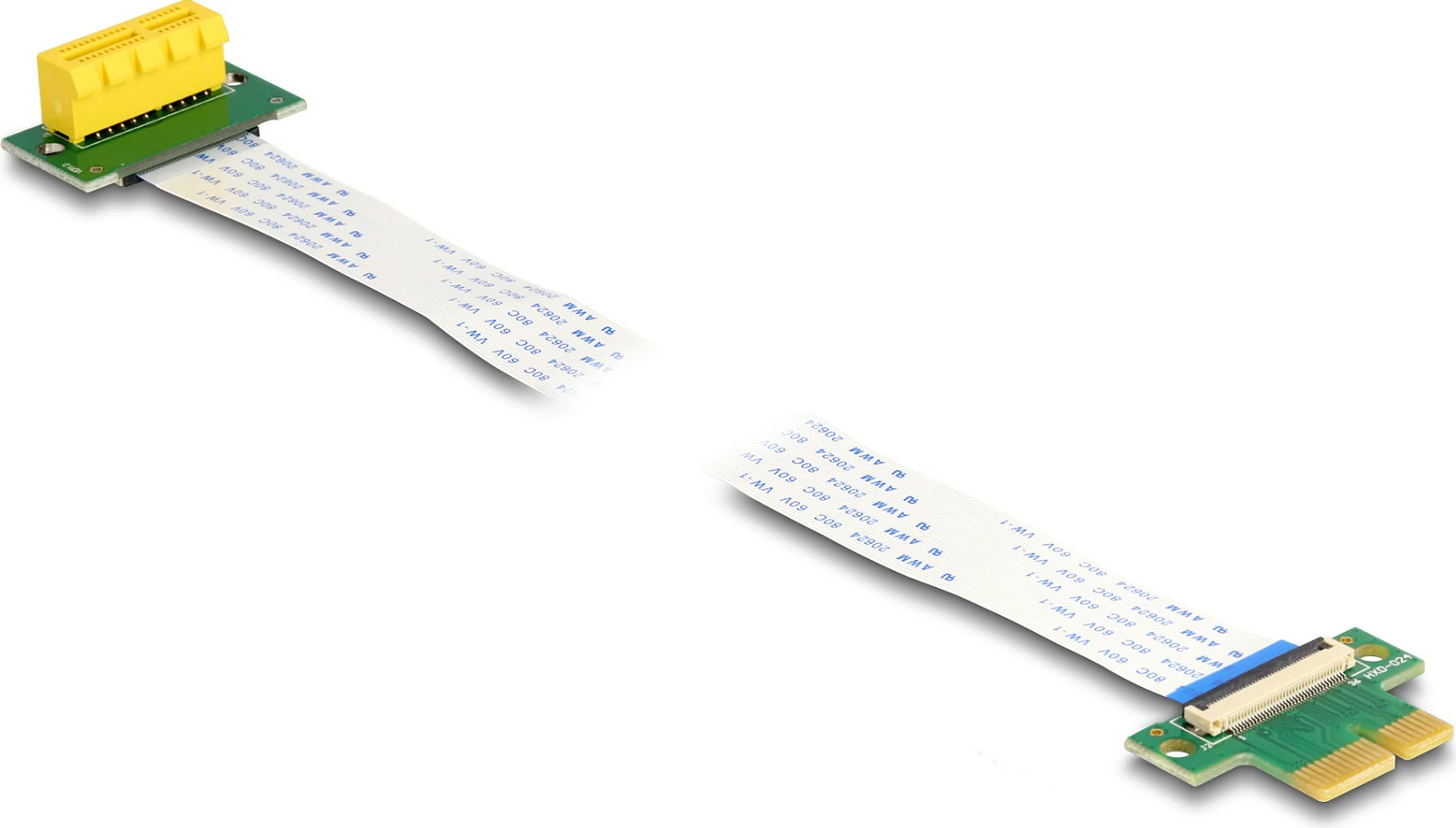 Riser kartë DeLOCK PCIe x1, 30 cm, 90°, e bardhë