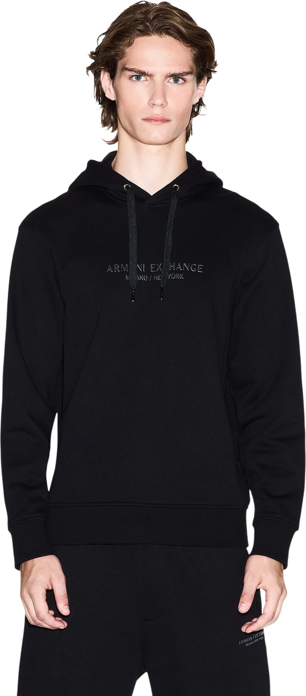 Duks me kapuç për meshkuj Armani Exchange XM001294 AF20934, i zi