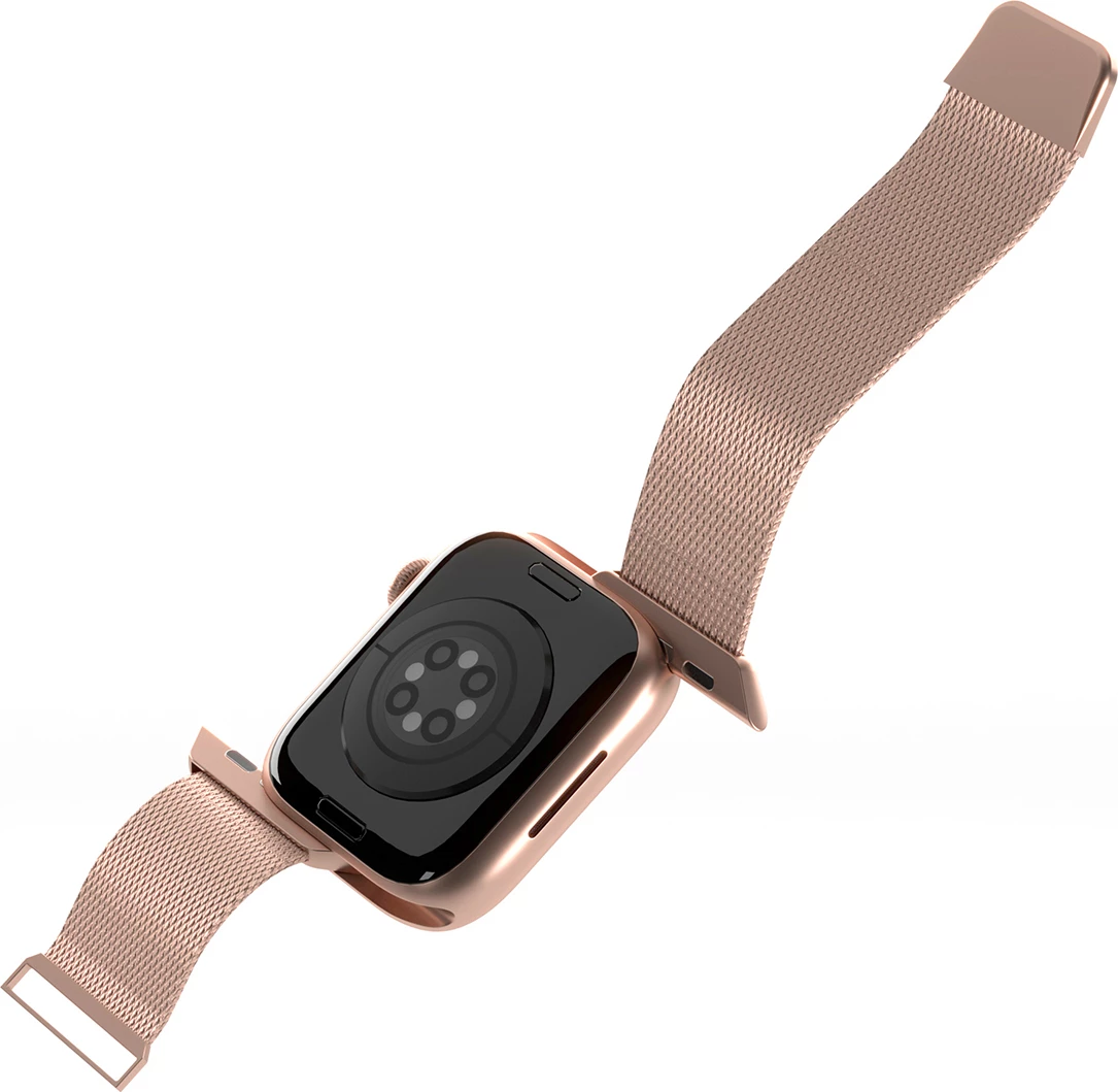 Rrip çeliku për Apple Watch Puro Milanese, 38/40/41mm, Rozë