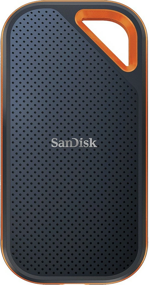 SSD portabël SanDisk Extreme PRO, 2 TB, USB Type-C, 3.2 Gen 2, 2000 MB/s, Mbrojtje me fjalëkalim, E zezë