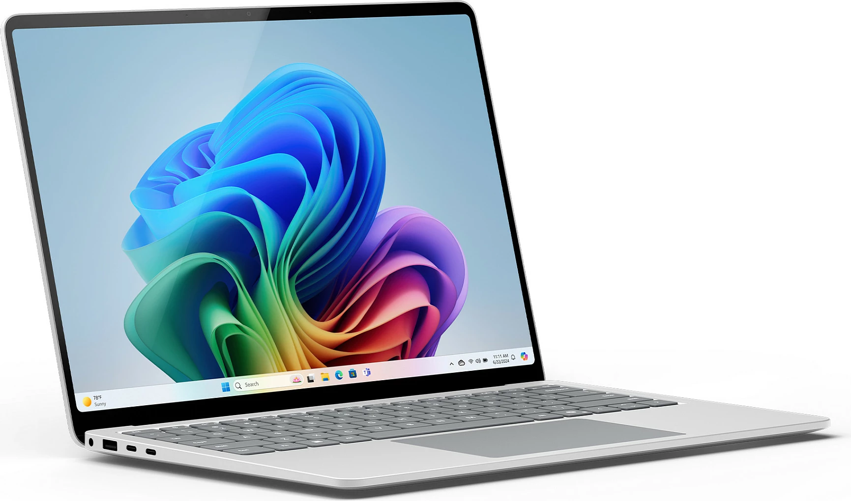 Laptop Microsoft Surface Laptop 7 Copilot+ PC 13,8″ QHD Touch, Snapdragon X Plus, 16GB/512GB SSD, Win11, Platinum