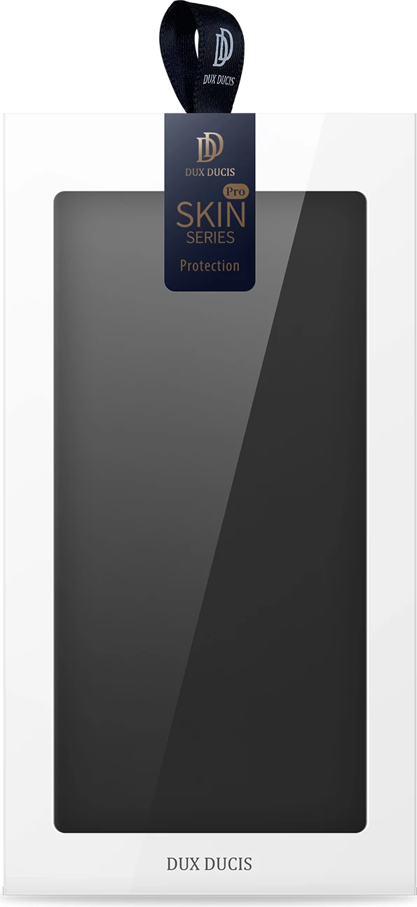 Mbështjellës Dux Ducis Skin Pro për Vivo Y16/Y02s, me kapak, xhep kartelash, i zi