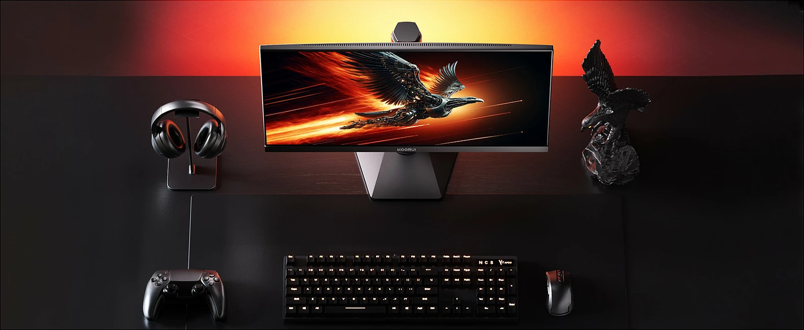 Monitor Koorui G2722P 27", QHD 2560x1440, 1ms, FreeSync Premium, HDR, i zi