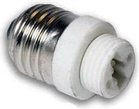 Adapter soketi Synergy21 81941, E27 në G9, LED, i bardhë
