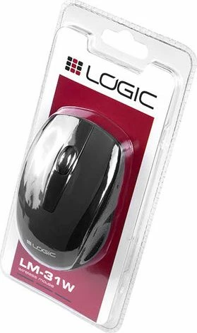 Maus Logic Concept LM-31W 1200 DPI wireless optik USB, e zezë