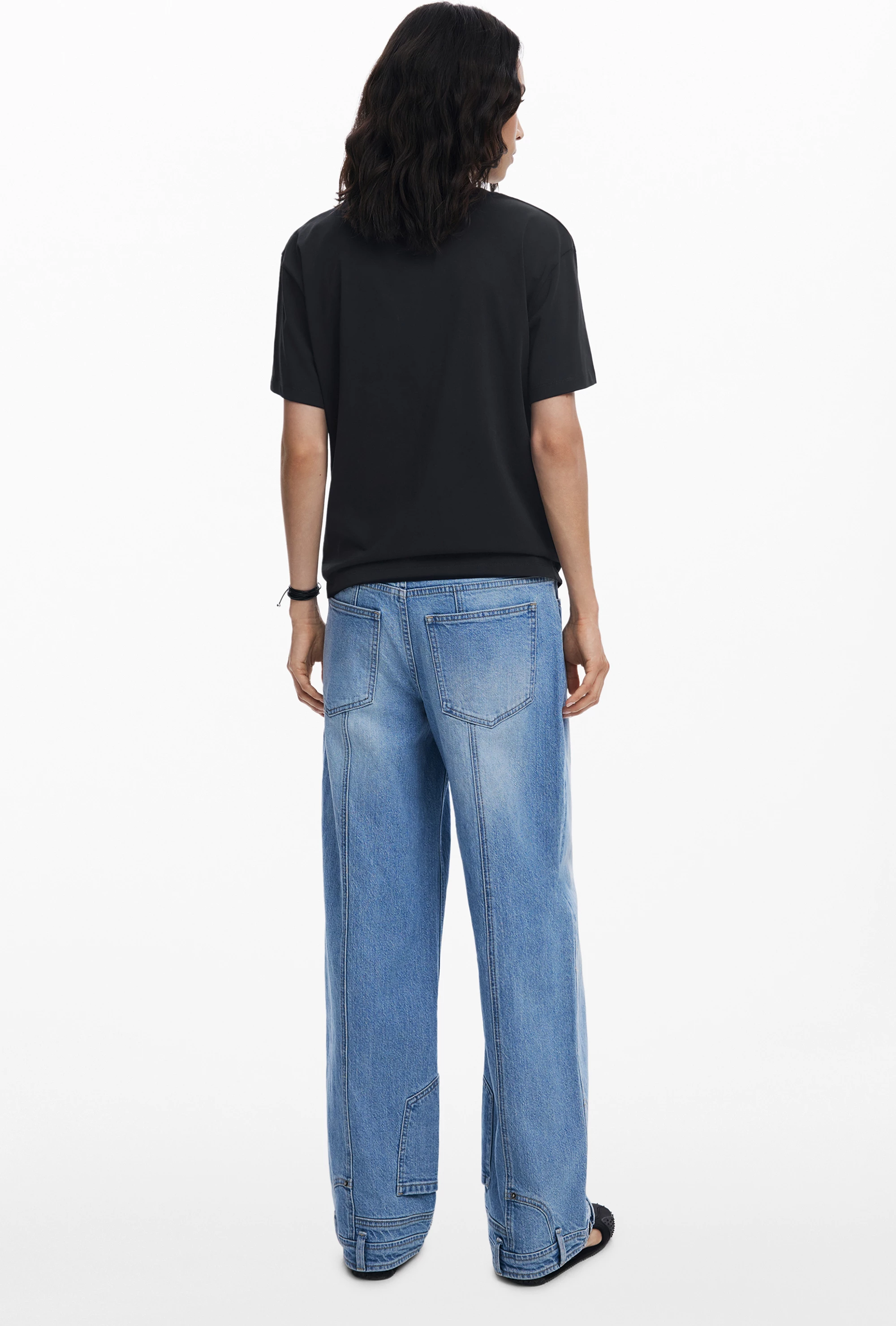 Maicë Desigual për femra, e zezë