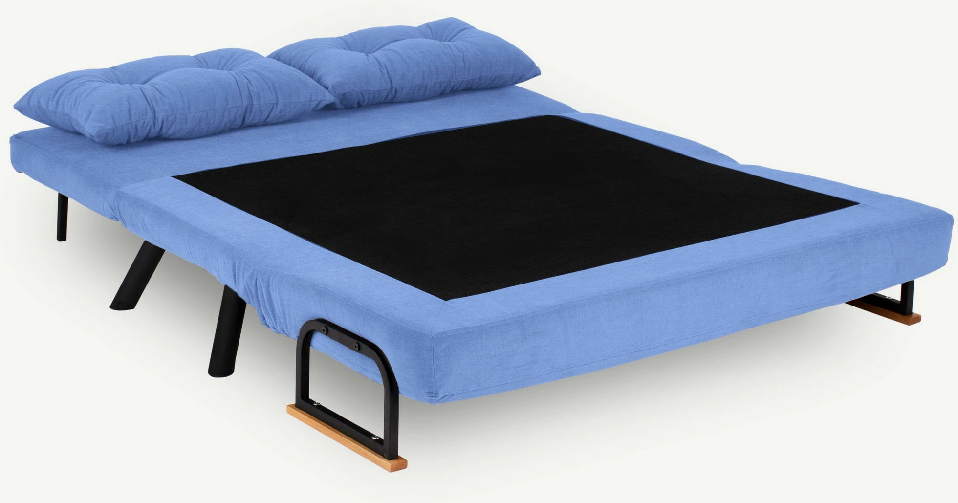 Divan-krevat dy ulëse, ngjyrë e kaltër, Sando 2-Seater