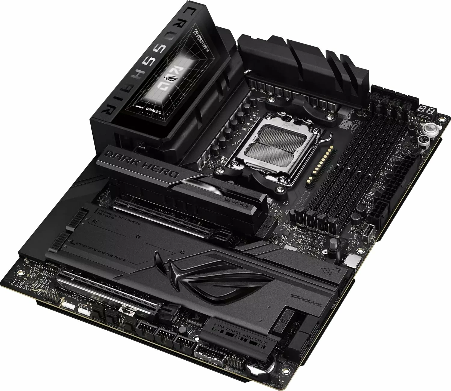 Pllakë amë Asus ROG Crosshair X870E Dark Hero, ATX, DDR5 deri 256GB, WiFi 7/Bluetooth, e zezë